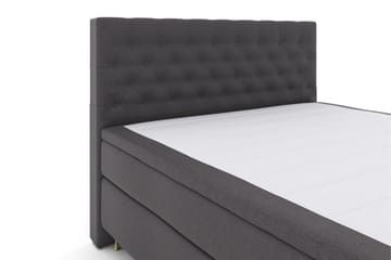 Select No 4 Kontinentalsäng 180x200 Fast/Medium - Mörkgrå/Guld - Products - Möbler - Säng - Kontinentalsäng