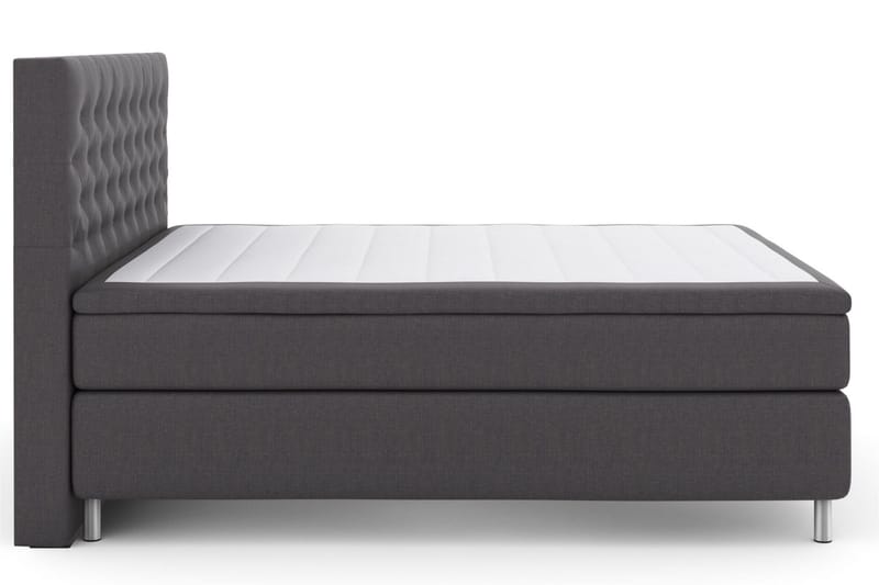 Select No 4 Kontinentalsäng 210x210 Medium - Mörkgrå/Metall - Products - Möbler - Säng - Kontinentalsäng