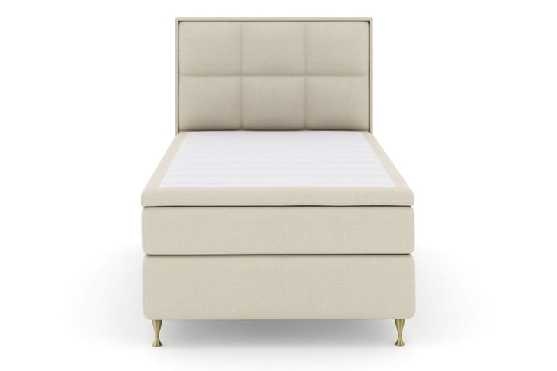 Select No 5 Komplett Sängpaket 120x200 Fast Latex - Beige/Guld - Products - Möbler - Säng - Enkelsäng