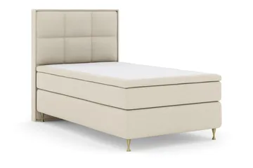 Select No 5 Komplett Sängpaket 120x200 Fast Latex - Beige/Guld - Products - Möbler - Säng - Enkelsäng