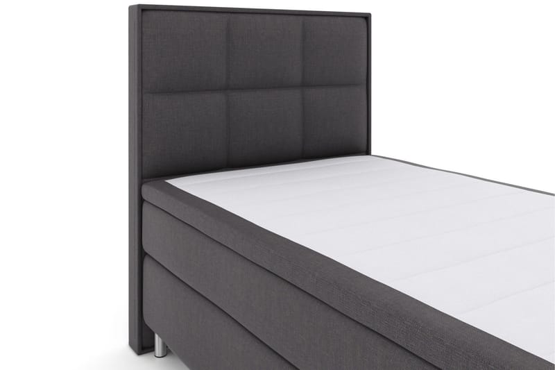 Select No 5 Komplett Sängpaket 120x200 Medium Latex - Mörkgrå/Metall - Products - Möbler - Säng - Enkelsäng