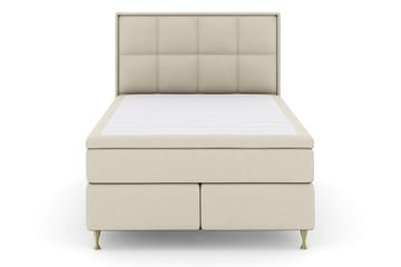 Select No 5 Komplett Sängpaket 140x200 Fast Latex - Beige/Guld - Products - Möbler - Säng - Kontinentalsäng