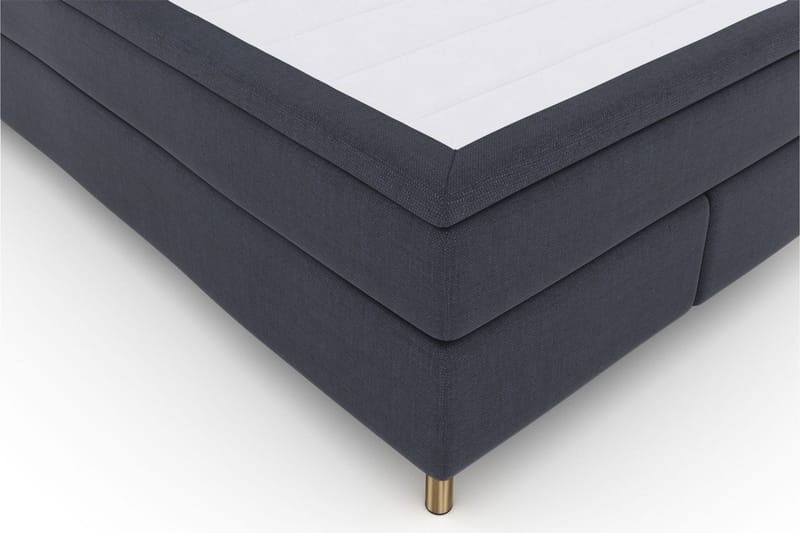 Select No 5 Komplett Sängpaket 140x200 Fast/Medium Latex - Blå/Koppar - Products - Möbler - Säng - Kontinentalsäng