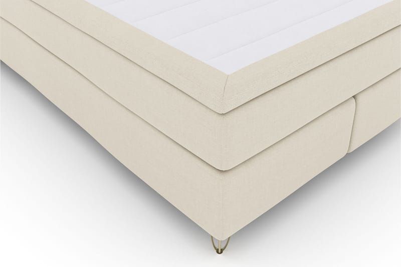 Select No 5 Komplett Sängpaket 140x200 Medium Watergel - Beige/Metall V-form - Products - Möbler - Säng - Kontinentalsäng
