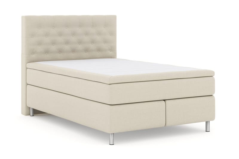 Select No 5 Komplett Sängpaket 160x200 Fast Watergel - Beige/Metall - Products - Möbler - Säng - Kontinentalsäng