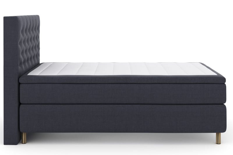 Select No 5 Komplett Sängpaket 160x200 Fast Watergel - Blå/Metall - Products - Möbler - Säng - Kontinentalsäng