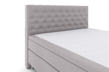 Select No 5 Komplett Sängpaket 160x200 Fast Watergel - Ljusgrå/Metall - Products - Möbler - Säng - Kontinentalsäng