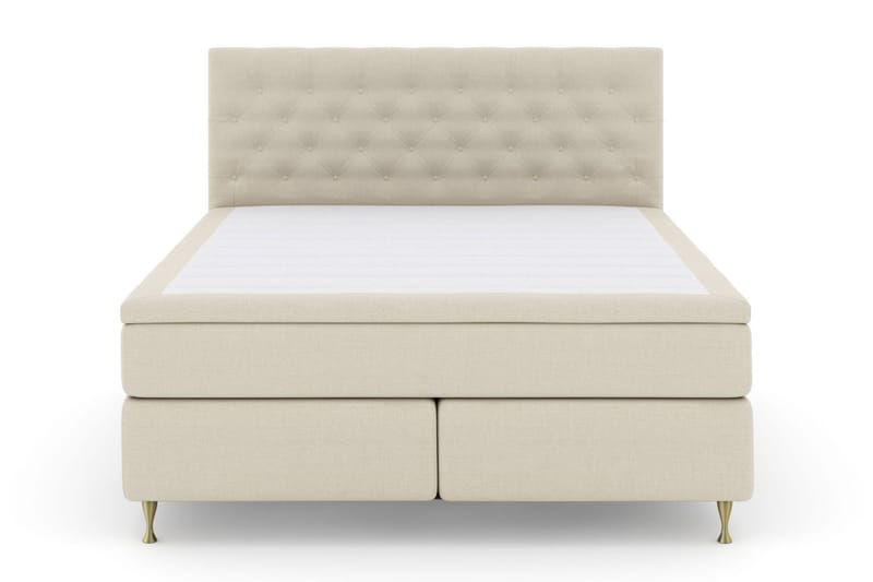 Select No 5 Komplett Sängpaket 180x200 Fast Latex - Beige/Guld - Products - Möbler - Säng - Kontinentalsäng