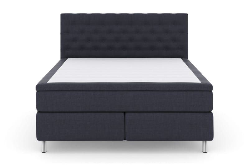 Select No 5 Komplett Sängpaket 210x210 Fast Latex, Blå/Metall