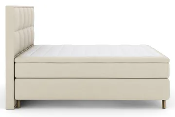 Select No 5 Komplett Sängpaket 210x210 Fast Watergel, Beige/Koppar