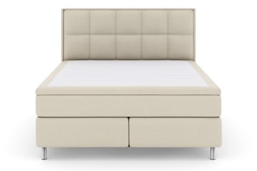 Select No 5 Komplett Sängpaket 210x210 Medium Latex - Beige/Metall - Products - Möbler - Säng - Kontinentalsäng
