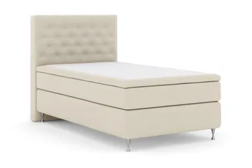 Select No 5 Kontinentalsäng 120x200 Fast Latex - Beige/Silver - Products - Möbler - Säng - Enkelsäng