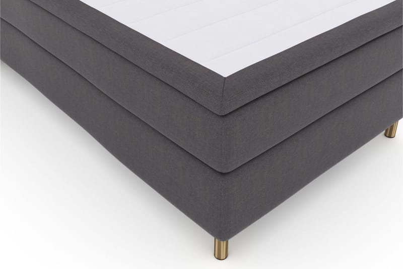 Select No 5 Kontinentalsäng 120x200 Medium Latex - Mörkgrå/Koppar - Products - Möbler - Säng - Enkelsäng