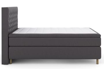 Select No 5 Kontinentalsäng 140x200 Fast/Medium Latex - Mörkgrå/Koppar - Products - Möbler - Säng - Kontinentalsäng