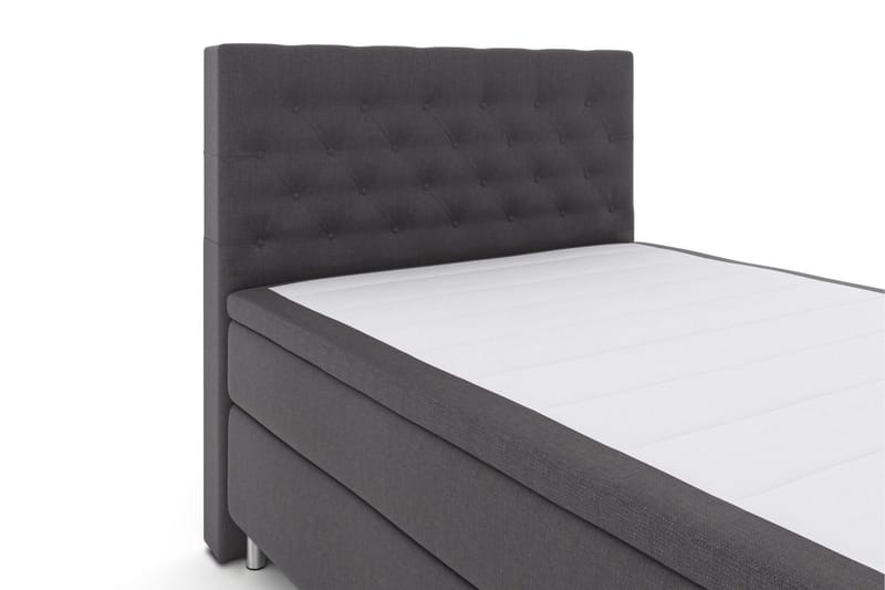 Select No 5 Kontinentalsäng 140x200 Medium Latex - Mörkgrå/Metall - Products - Möbler - Säng - Kontinentalsäng