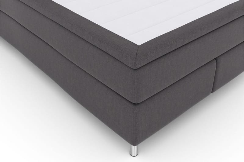 Select No 5 Kontinentalsäng 140x200 Medium Latex - Mörkgrå/Metall - Products - Möbler - Säng - Kontinentalsäng