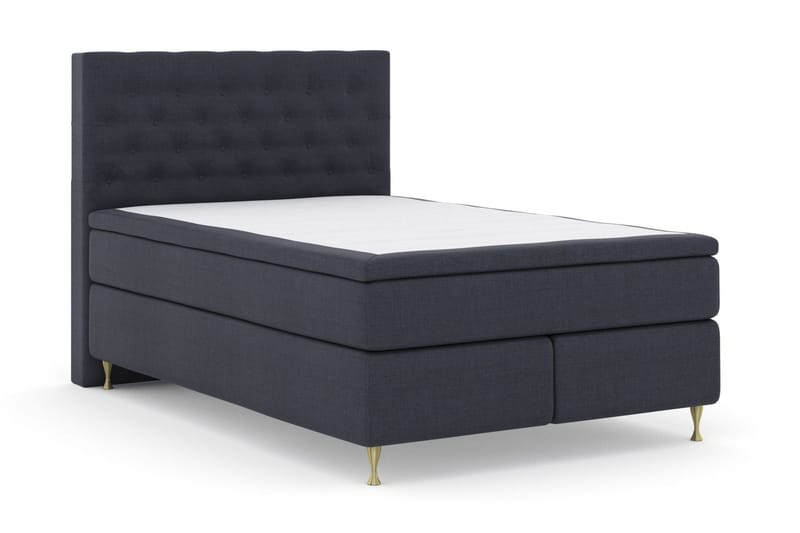 Select No 5 Kontinentalsäng 140x200 Medium Watergel - Blå/Guld - Products - Möbler - Säng - Kontinentalsäng