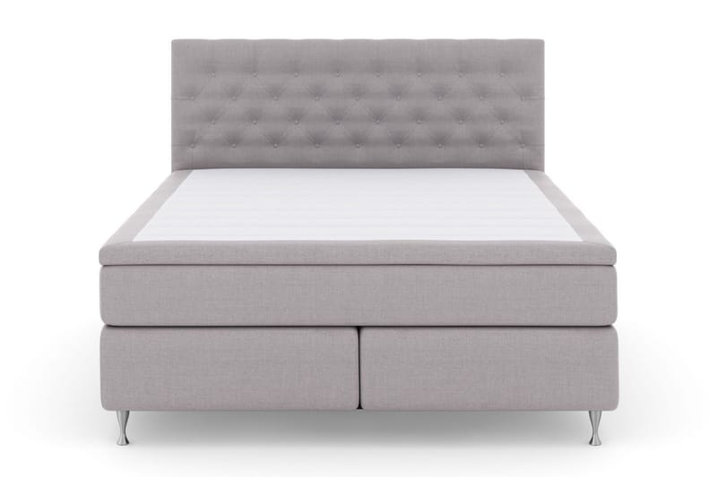 Select No 5 Kontinentalsäng 180x200 Fast Watergel - Ljusgrå/Silver - Products - Möbler - Säng - Kontinentalsäng