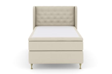 Select No 6 Komplett Sängpaket 120x200 Fast Memory/Pocket - Beige/Guld - Products - Möbler - Säng - Enkelsäng