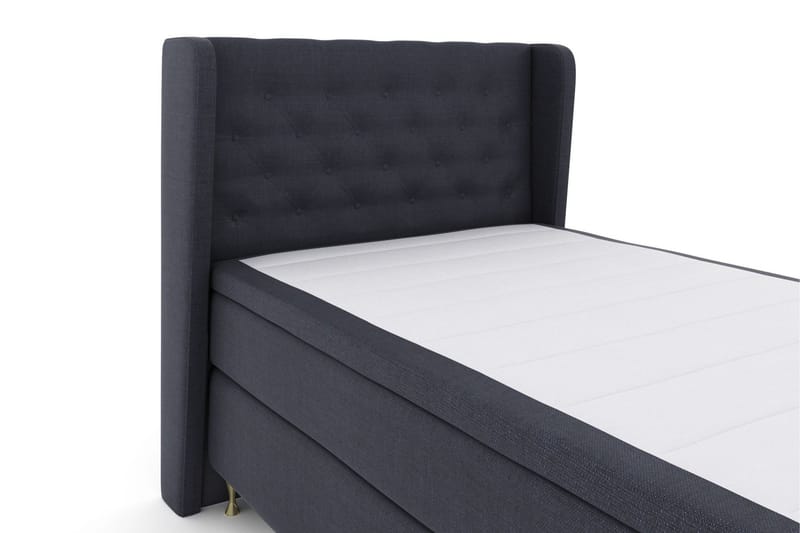 Select No 6 Komplett Sängpaket 120x200 Fast Memory/Pocket - Blå/Guld - Products - Möbler - Säng - Enkelsäng