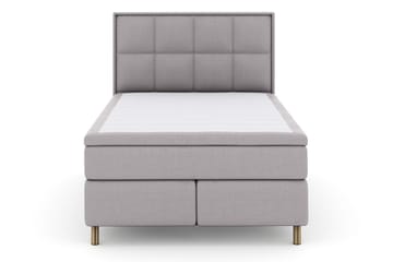 Select No 6 Komplett Sängpaket 140x200 Fast Latex/Memory - Ljusgrå/Koppar - Products - Möbler - Säng - Kontinentalsäng