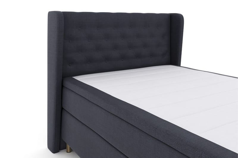 Select No 6 Komplett Sängpaket 140x200 F/M Memory/Pocket - Blå/Metall - Products - Möbler - Säng - Kontinentalsäng