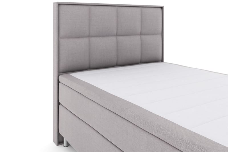 Select No 6 Komplett Sängpaket 140x200 Medium Memory/Pocket - Ljusgrå/Metall - Products - Möbler - Säng - Kontinentalsäng