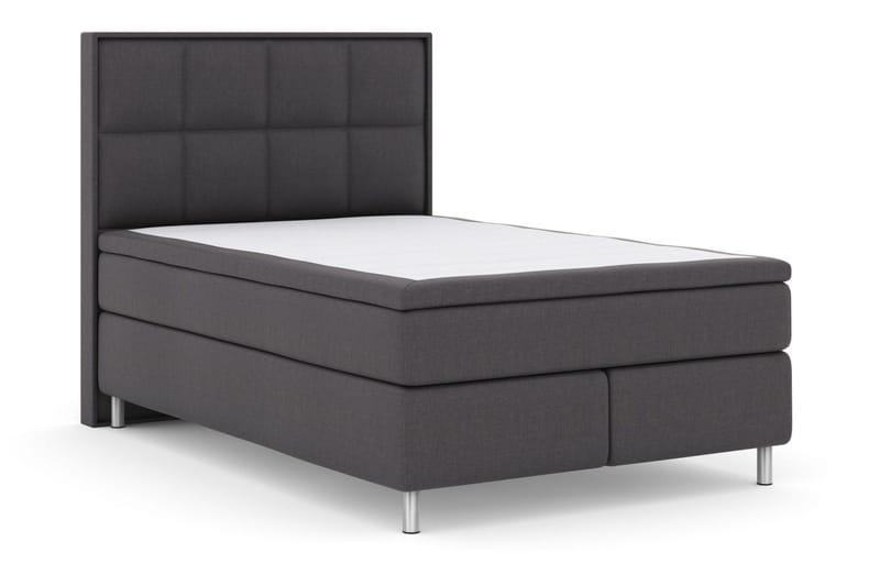Select No 6 Komplett Sängpaket 140x200 Medium Memory/Pocket - Mörkgrå/Metall - Products - Möbler - Säng - Kontinentalsäng