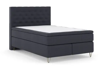 Select No 6 Komplett Sängpaket 140x200 Medium Watergel - Blå/Metall V-form - Products - Möbler - Säng - Kontinentalsäng