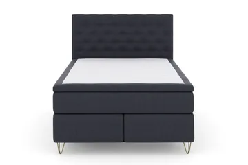 Select No 6 Komplett Sängpaket 140x200 Medium Watergel - Blå/Metall V-form - Products - Möbler - Säng - Kontinentalsäng