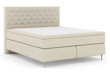 Select No 6 Kontinentalsäng 180x200 Fast Watergel - Beige/Silver - Products - Möbler - Säng - Kontinentalsäng