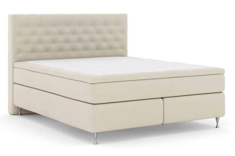 Select No 6 Kontinentalsäng 180x200 Fast Watergel - Beige/Silver - Products - Möbler - Säng - Kontinentalsäng