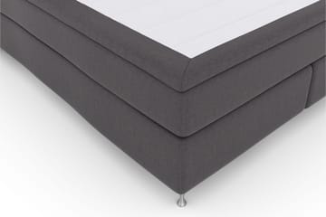Select No 6 Kontinentalsäng 210x210 Medium Latex/Memory - Mörkgrå/Silver - Products - Möbler - Säng - Kontinentalsäng
