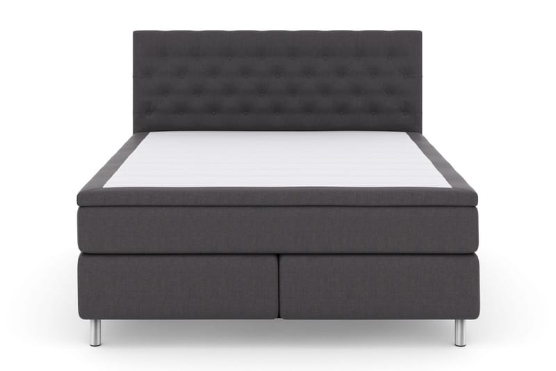 Select No 6 Kontinentalsäng 210x210 Medium Memory/Pocket - Mörkgrå/Metall - Products - Möbler - Säng - Kontinentalsäng