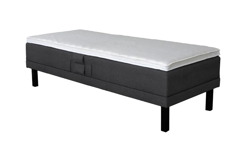 Select Ställbar Säng 90x200 cm, Mörkgrå