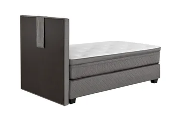 Sundborn Kontinentalsäng 120x200 cm - Grå - Products - Möbler - Säng - Enkelsäng