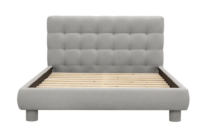 Teddy Komplett Sängpaket Sängram med Madrass 140x200 cm - Grå - Products - Möbler - Säng - Komplett sängpaket