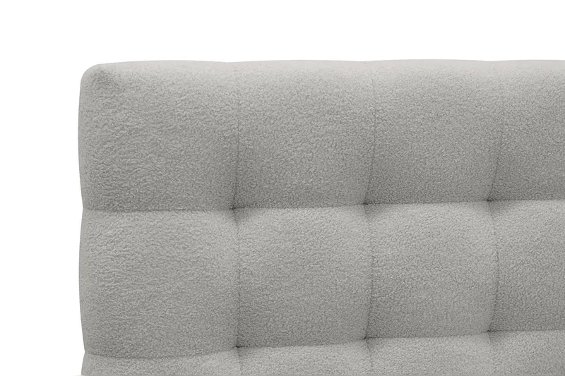 Teddy Komplett Sängpaket Sängram med Madrass 160x200 cm - Grå - Products - Möbler - Säng - Komplett sängpaket