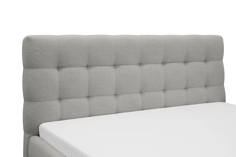 Teddy Komplett Sängpaket Sängram med Madrass 180x200 cm - Grå - Products - Möbler - Säng - Komplett sängpaket