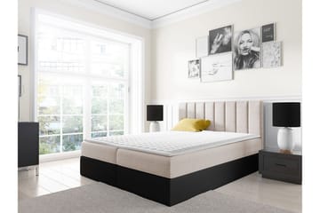 Vasil Kontinentalsäng 180x200 - Beige - Products - Möbler - Säng - Säng med förvaring