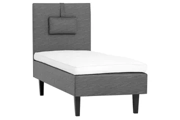 Viken Bas Ramsäng 80x200 cm - Grå/Ek - Products - Möbler - Säng - Enkelsäng