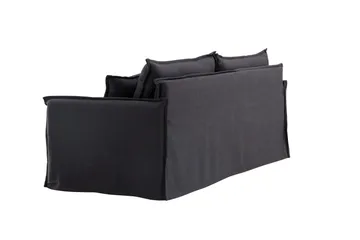 Nova 3-sits Soffa - Svart - Products - Möbler - Soffa - 3 sits soffa