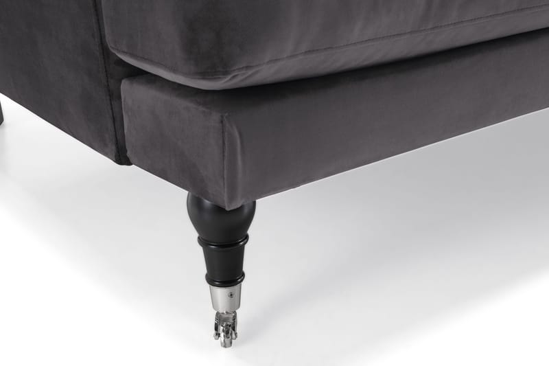 Andrew 2-sits Sammetssoffa - Mörkgrå - Products - Möbler - Soffa - 2 sits soffa