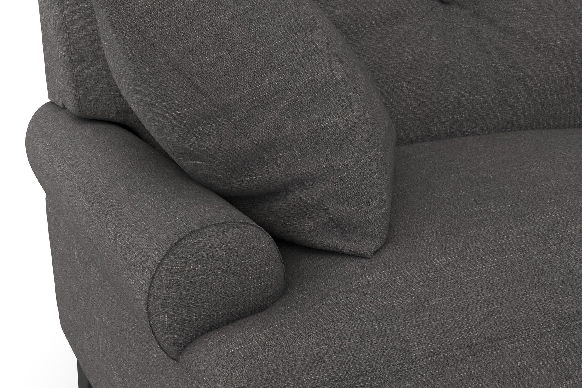 Andrew 2-sits Tygsoffa - Mörkgrå - Products - Möbler - Soffa - 2 sits soffa