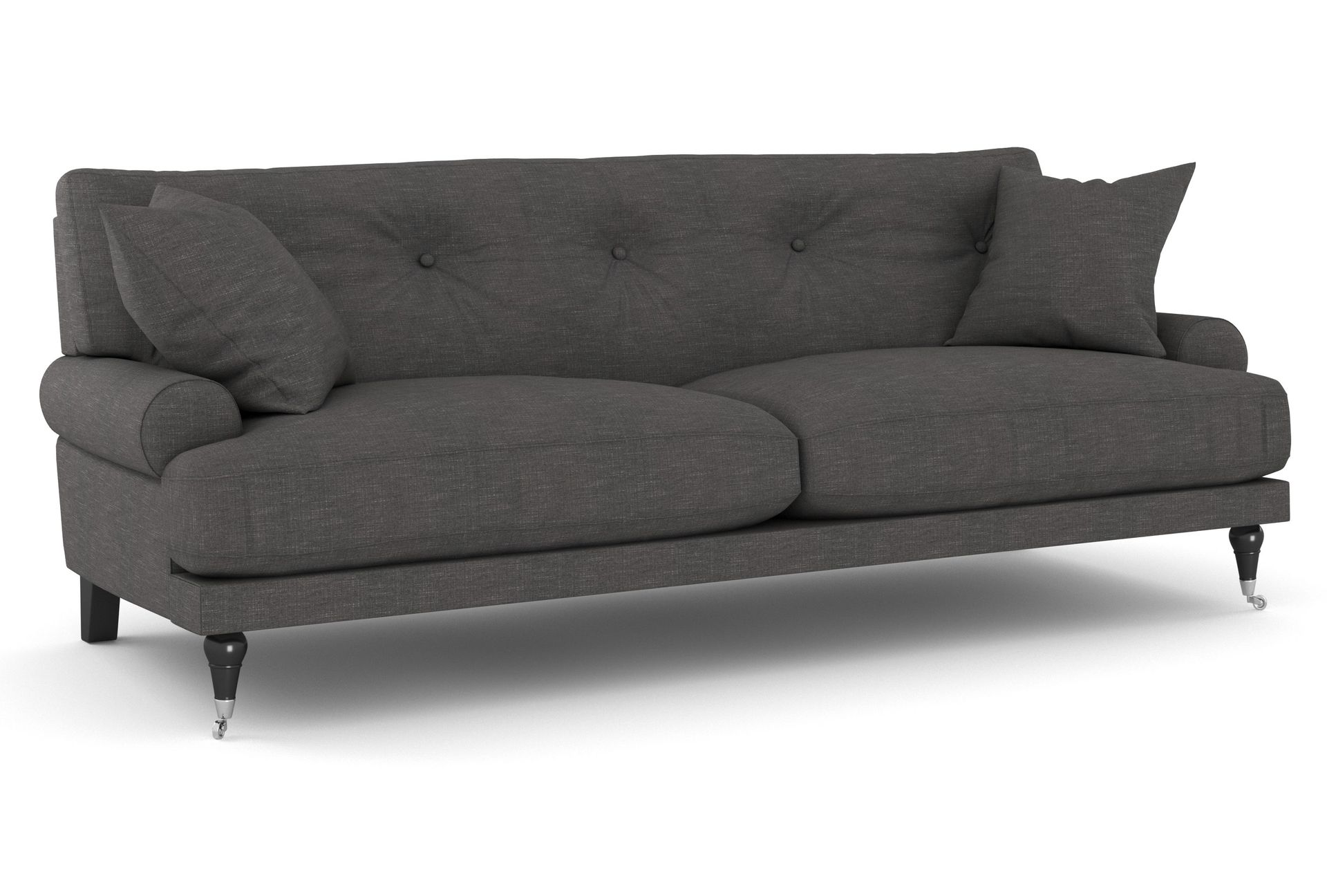 Andrew 2-sits Tygsoffa - Mörkgrå - Products - Möbler - Soffa - 2 sits soffa
