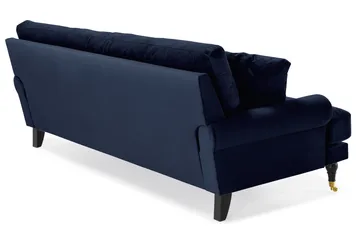 Andrew 3-sits Sammetssoffa - Blå - Products - Möbler - Soffa - 3 sits soffa