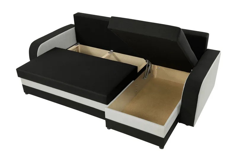 Alvared 3-sits Hörnbäddsoffa Universal - Ljusgrå - Products - Möbler - Soffa - Bäddsoffa - Bäddsoffa divan