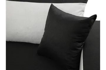 Alvared 3-sits Hörnbäddsoffa Universal - Vit/Röd - Products - Möbler - Soffa - Bäddsoffa - Bäddsoffa divan