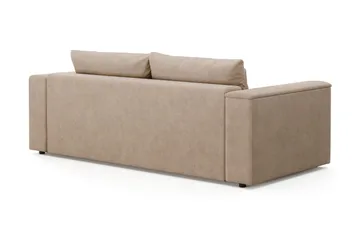 Bergen Djup 3-sits Bäddsoffa med förvaring - Beige - Products - Möbler - Soffa - Bäddsoffa - 3 sits bäddsoffa