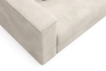 Bergen Extra Djup 3-sits Bäddsoffa med förvaring i manchester - Beige - Products - Möbler - Soffa - Bäddsoffa - 3 sits bäddsoffa